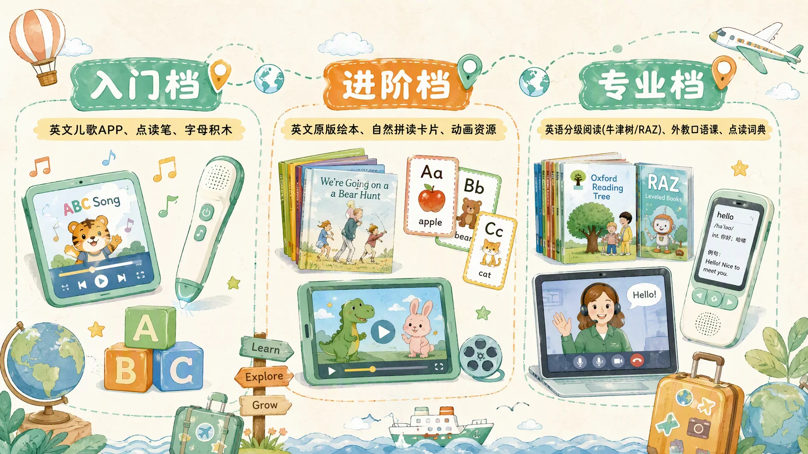 英语学习工具三档推荐